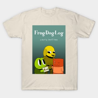 Frog Dog Log - Poster T-Shirt